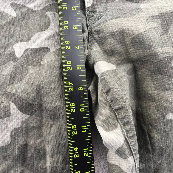 Gap Women's Jeans Size 311969 Always Skinny Ankle Classic Green Camouflage Casua - Picture 7 of 13